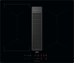 Sisseehitatud induktsioonpliit integreeritud &otilde;hupuhastiga AEG IDE74243IB