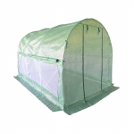 Kasvuhoone v&otilde;rguga, PE, 6 m2, 2x3 m, roheline