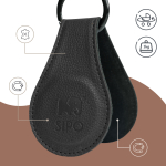 SIPO magnetilised k&auml;ru klambrid 2 tk must SCA-16