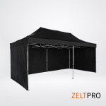 Turu telgi katus ja seinad (komplekt 4 tk) 3x6 Must Zeltpro TITAN