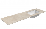 Valamu koos t&ouml;&ouml;pinnaga Kame Universal, WP/16-3/H18-P3-R, 160 cm
