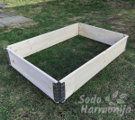 K&otilde;rgendatud voodi, puidust, 60x80x20cm