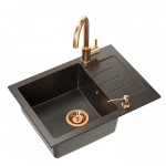 Valamu koos segisti ja jaoturiga Quadron ART JOHNNY 116 (60x44x18,5), ARTJ6044C1BP_3323502_PVDBSC1_D