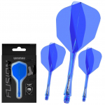 Noole integreeritud varre ja sule s&uuml;steem Winmau Fusion Integrated Flight Shaft 6 Intermediate Blue