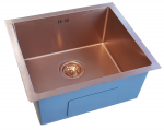 Roostevabast terasest valamu D4843HC COPPER sifooniga