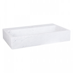 Valamu 38 x 24 x 8 cm, marmor, valge