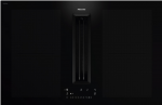 Sisseehitatud induktsioonpliit koos integreeritud &otilde;hupuhastiga Miele KMDA 7676-1 FL BlackPerfection, 12904820, 80 cm