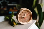 wooden clock