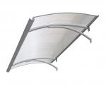 Foshan Silver Wing Outdoor Products Polycarbonated Roof 90x160cm Grey Aluminium, 000051349580
