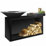 V&auml;ligrill OFYR ISLAND BLACK 100-100 keraamiline tumehall