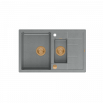 Valamu Quadron MORGAN 156, HB8224U5-C1_P2O, h&otilde;bedane kivi