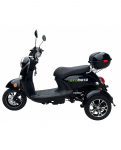 Elektriline kolmerattaline mopeed-t&otilde;ukeratas EMOTO RETRO 800W, 20AH, 60V, Must