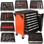 Professionaalne t&ouml;&ouml;riistakapp, t&ouml;&ouml;kojak&auml;ru BJC 7 sahtlit, 298 tk.