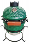 Kamado Picnic E-13 BBQ grill roheline