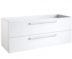 Kahekordse kraanikausi all olev kapp Kame Gama, BUD/12-3DR/D1-PO, 120 cm, push to open