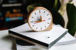 wooden clock