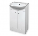 Vannitoa kapp kraanikausiga Deftrans Nice 50, valge,