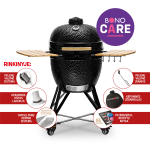 Grill Kamado Bono Grande, black