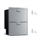 Sisseehitatud kahe sahtliga s&uuml;gavk&uuml;lmik koos j&auml;&auml;masinaga Vitrifrigo DW180&thinsp;OCX2 BTX IM (paatide, jahtide jaoks)