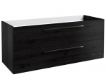 Kahekordse kraanikausi all olev kapp Kame Gama, BUD/12-3DR/1-PO, 120 cm, push to open
