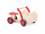 Wooden four-wheeled trolley