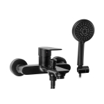 Vannitoasegisti REA Mayson koos du&scaron;ikomplektiga, Black mat