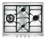 Sisseehitatud gaasipliit Smeg SR264XGH2