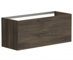 Kahekordse kraanikausi all olev kapp Kame Gama, BUD/12-3DR/20-PO, 120 cm, su push to open