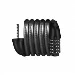 Rattalukk RockBros L50115BK, 5-kohaline lukk, must