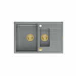 Valamu Quadron MORGAN 156, HB8224U5-G1_P2O, h&otilde;bedane kivi