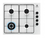 Gaasipliit Electrolux 300 seeria, EGS6414W, &otilde;hukeste k&uuml;lgmiste juhtnuppudega, 60 cm