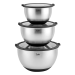 Roostevabast terasest kausside komplekt ZYLE ZY1201SET, 3 tk.