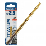 SPECIALIST+ TITAN metalli puuriots, 2.5 mm, 2 tk