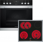 Sisseehitatud ahju ja elektripliidi komplekt Siemens MKE3KB62