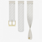 Kellarihm SUUNTO 22MM ATHLETIC 3 SILIKOONRIHM PEARL GOLD, S+M, SS050852000