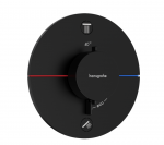 Peidetud termostaatsegisti Hansgrohe ShowerSelect Comfort S, 15556670, must matt