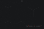 Sisseehitatud induktsioonpliidiplaat Electrolux EIV83443CT, 80 cm