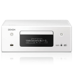 Stereo-AV vastuv&otilde;tja CD-m&auml;ngijaga Denon RCDN-11 DAB, valge