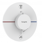 Peidetud termostaatsegisti Hansgrohe ShowerSelect Comfort S, 15556700, valge matt