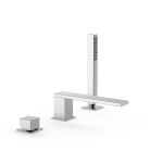 Mikser on paigaldatud vanni servale Tres CUADRO 00616106