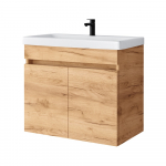 Vannitoa kapp kraanikausiga Riva SA63-10E, Gold Craft Oak