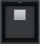 Sisseehitatud valamu Franke Kubus 2 KNG 110-37, 125.0512.449 Must