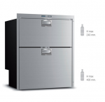 Sisseehitatud kahe sahtliga k&uuml;lmik-s&uuml;gavk&uuml;lm Vitrifrigo DW210 OCX2 DTX (paatide, jahtide jaoks)