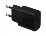 Samsung EP-T1510 15W vahelduvvoolu toiteadapter USB-C + USB-C kaabel, must