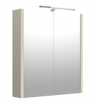 LED valgustusega peegelkapp Ragyvos Furniture JOY 1402313, IP44, taupe, 60cm