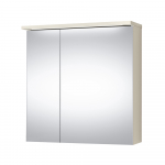 Seinakapp peegliga, LED-valgustusega, pistikupesaga Riva SV70RV-2, Beež matt