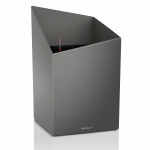 LECHUZA Cursivo Premium 30 charcoal, 16603