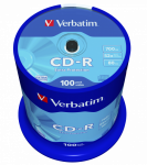 Verbatim 43411 CD-R 700MB 52X Extra Protection Surface kettad (100 tk pakk)