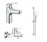 Vannitoa kraanikomplekt Grohe EuroEco, (32743001, 24265001, 27598003)