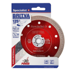 SPECIALIST+ teemantketas BRITVA, 125x1.2x22 mm